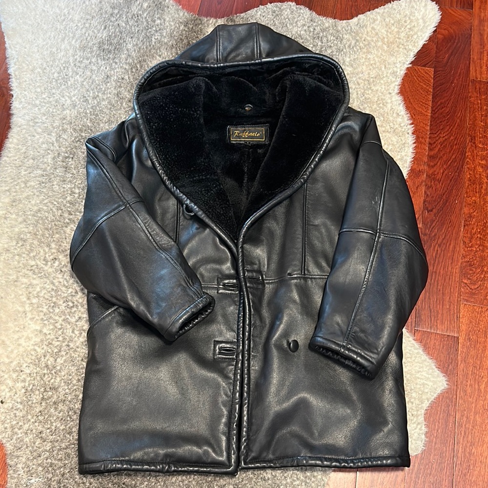 Vintage leather coat